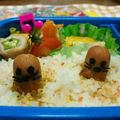 実菜都's cooksnap of when they made ★簡単★ひょっこりモグラのお弁当★.