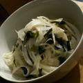 ju_10's cooksnap of when they made おいしい！新玉ねぎのおかか和え.