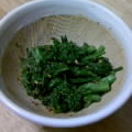 chie-zou88's cooksnap of when they made 基本編✣春菊のごま和え.