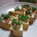 SORAKH's cooksnap of when they made おつまみに∼♬厚揚げの明太子マヨ乗せ♡♬.