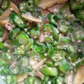 ET's cooksnap of when they made 簡単★冷凍オクラと乾燥椎茸の煮びたし.