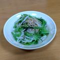 すうがん's cooksnap of when they made 簡単☆もやしと小松菜のナムル.