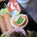 せいままま's cooksnap of when they made □ちくわﾊﾑいんげんのくるくるﾏﾖ巻き□.
