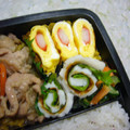 白いカピバラ's cooksnap of when they made お弁当おかず♪ちくわレタスのり巻き★.