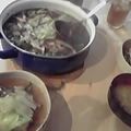 asukabany's cooksnap of when they made レタス鍋.