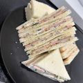٩(^‿^)۶'s cooksnap of when they made ひと手間で超絶品！究極のハムサンド.