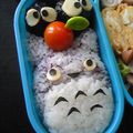 いかりんGOO's cooksnap of when they made キャラ弁＊トトロ＆まっくろくろすけ.