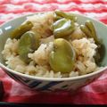 mmameco's cooksnap of when they made そら豆ご飯.