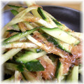 せろ君's cooksnap of when they made ♪あっという間の梅きゅうり♪.