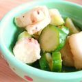 soratea's cooksnap of when they made ☆山芋とタタキ胡瓜のレモン醤油和え☆.