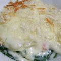 三毛猫レシピ's cooksnap of when they made ベーコンとほうれん草のグラタン.