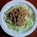 カナプル's cooksnap of when they made ✿豚肉とキャベツでジュ～ジュ～肉サラダ✿.