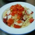 yunちっち's cooksnap of when they made 夏パスタ！タコとトマトの冷製カッペリーニ.