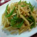 レオン犬's cooksnap of when they made お弁当に☺ジャガピーのお手軽炒め♪.