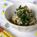 ピンクのたまご's cooksnap of when they made ★ﾆﾗとえのきのｺﾞﾏ酢味噌和え★.