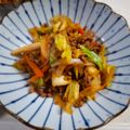 mhnakaki's cooksnap of when they made 簡単うまっ♪キャベツと挽肉甘辛カレー炒め.