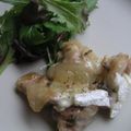 さやりんりん's cooksnap of when they made カマンベールチキン☆りんごソース.