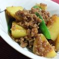 羽尼うに's cooksnap of when they made 新じゃがいものそぼろ煮♪.