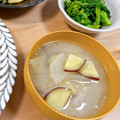choco23＊'s cooksnap of when they made さつまいもと玉ねぎのお味噌汁♪.