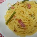 なべっこどうぶつ's cooksnap of when they made アスパラとベーコンのペペロンチーノ.