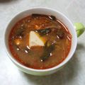 砂漠で鍋焼きうどん's cooksnap of when they made 発汗辛旨スープ♪.