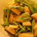 Qookoocoo's cooksnap of when they made しゃきしゃき水菜と油揚げのマヨサラダ.
