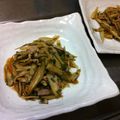ｑｕｉｙｏｃｏ's cooksnap of when they made 新ごぼうとゆで豚の香味和え.