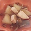 JUNSK's cooksnap of when they made 鶏モモと大根の煮物☆なめこ餡.
