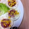 あい葉's cooksnap of when they made 簡単*おいしい*餃子の皮ピザ.