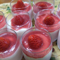 ツンドラ's cooksnap of when they made いちごみるくのムース.