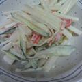†みるく†'s cooksnap of when they made 大根とカニカマのしゃきしゃきサラダ.