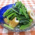 さったんママ's cooksnap of when they made うどんスープで味決定✿小松菜と平天の煮物.