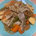 lala5's cooksnap of when they made 味がしみてる美味しいチャプチェ。.