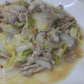 よのぷり's cooksnap of when they made 白菜と豚肉の梅炒め☆.
