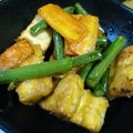 ☆あさごん☆'s cooksnap of when they made 簡単！厚揚げとにんにくの芽の味噌バタ炒め.