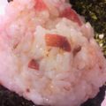 プンプン庵's cooksnap of when they made 梅＆おかか＆ごまのおにぎり❤.