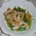 広島みかん's cooksnap of when they made 水菜＆ちくわサラダ.
