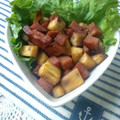 REI_MAM's cooksnap of when they made ✿さつま芋とウィンナー❀マヨソース✿炒め.