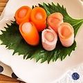 ＴＷＯＨＥＡＲＴＳ's cooksnap of when they made ラッキョウのおさかなソーセージ巻き.
