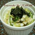 ★TOMOMO★'s cooksnap of when they made きゅうりと長いもの梅☆甘酢和え.