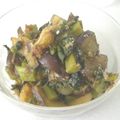 ねぎろみ's cooksnap of when they made ツルムラサキと茄子のごま酢和え.