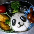 percy77's cooksnap of when they made パンダさんのキャラ弁.