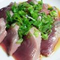 Mike929's cooksnap of when they made カツオの刺身withこく仕立て青じそ♪.