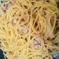 osara's cooksnap of when they made 簡単!!　めんつゆでツナマヨパスタ!!.