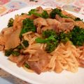 rie-tin's cooksnap of when they made 簡単☆豚キムチ焼きそば.