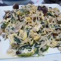 monchanママ's cooksnap of when they made きのこたくさん☆ほうれん草の卵とじ.