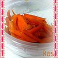 ★Rascal★'s cooksnap of when they made 簡単★お弁当 彩り人参きんぴら.