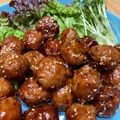 コハダちゃん's cooksnap of when they made お弁当にも！お惣菜風♪肉団子の甘酢あん.
