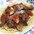 ひさちぃママ's cooksnap of when they made 夏野菜ごっそり摂取☆ラタトゥイユ風パスタ.