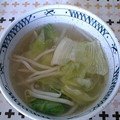 さぁ★たぁ★'s cooksnap of when they made レタスともやしのスープ♪.
